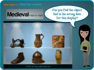 'Help the Curator' game at the Herbert Art Gallery and Museum